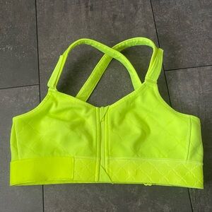 SHEFIT Neon Yellow Bikini Top